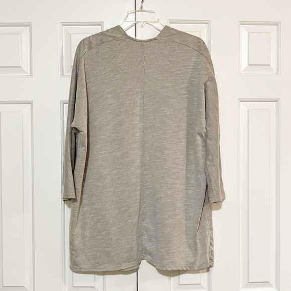 DONNI X Revolve open front slouchy fit ribbed cardigan w/ pockets. Large (OS) - Picture 3 of 9